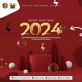 2024 Happy New Year by Shatta Wale